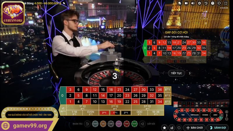 Sảnh live casino V99 casino chân thực như ở sòng bạc thực thụ